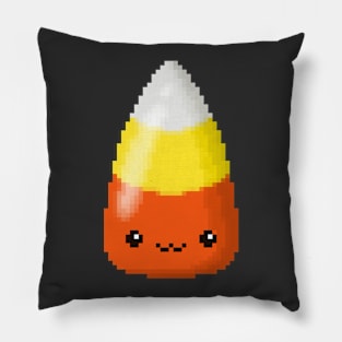 Pixel Candy Corn Pillow