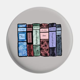 The Books of Jane Austen Pin