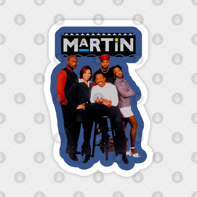 Vintage 90s Martin Tv Show Magnet by Gumilang