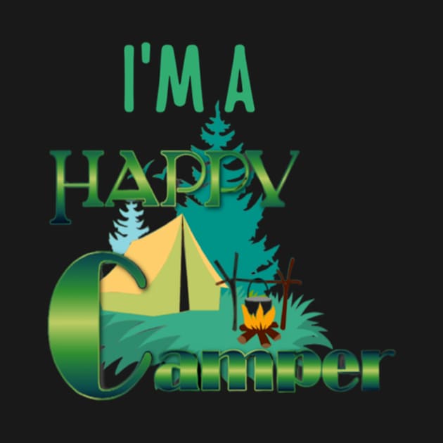 I'm a Happy Camper by MckinleyArt