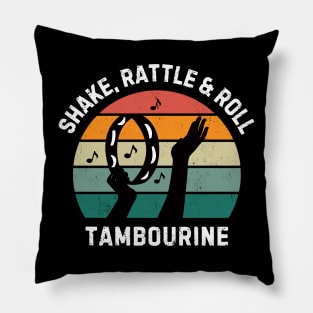 Shake, Rattle & Roll Tambourine - tambourine player Pillow