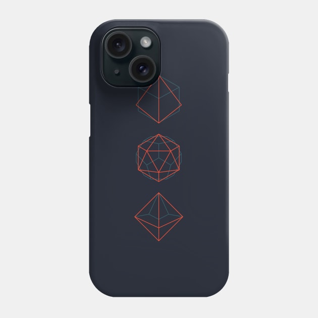 Dungeons and Dragons Minimal Edition Phone Case by BadBox