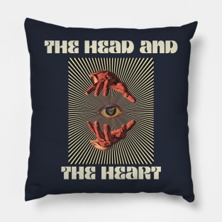 Hand Eyes The Head And The Heart Pillow