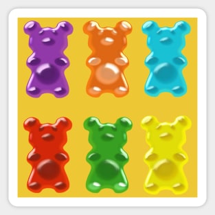 Sweet Gummy Bear Song Sticker for Sale by Aurealis