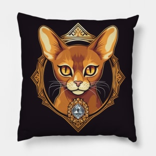 Abyssinian Cat Pillow