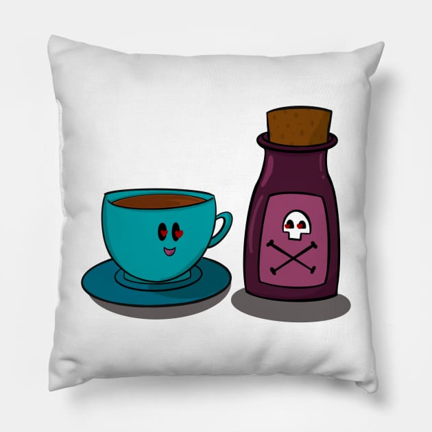 Perfect couple Pillow by Tailintea