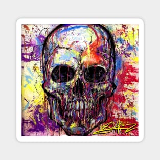 Splatter Skull Magnet