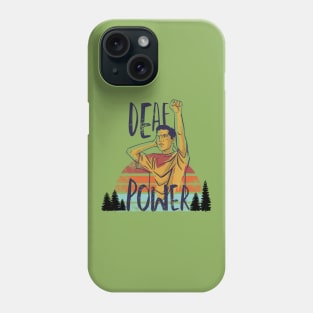 Deaf power vintage Phone Case