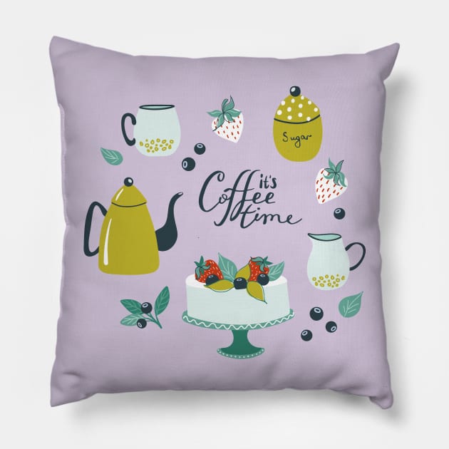 It's coffee time Pillow by DanielK