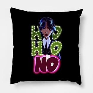 christmas wednesday addams Pillow