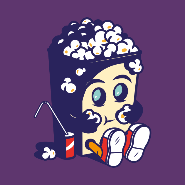 Movie Fan Popcorn Monster by propellerhead