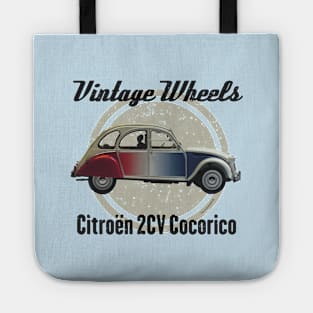 Vintage Wheels - Citroën 2CV Cocorico Tote