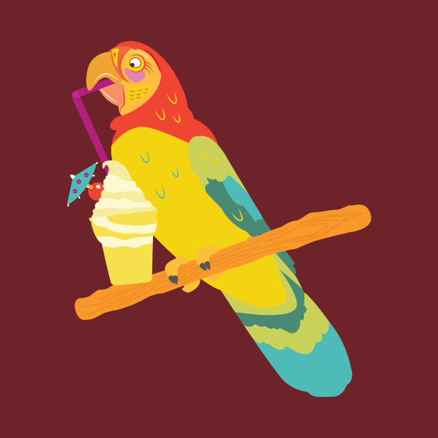 Tiki Bird by SarahLouiseNicholson