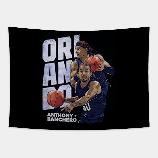 Cole Anthony Paolo Banchero Orlando Duo Tapestry by caravalo