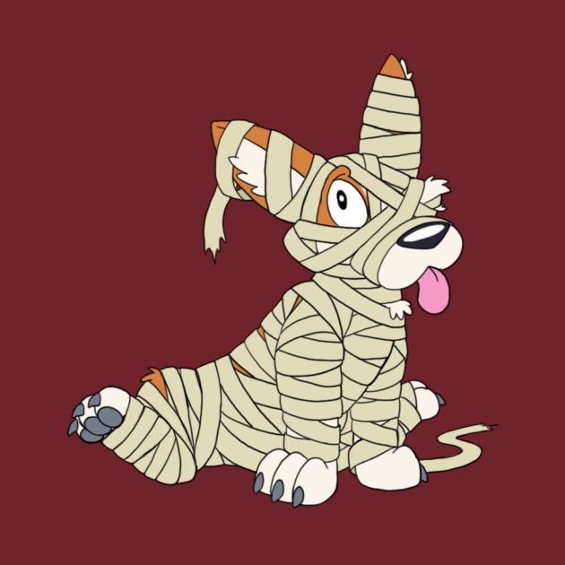 Mummy Corgi by ProfessorThorgi