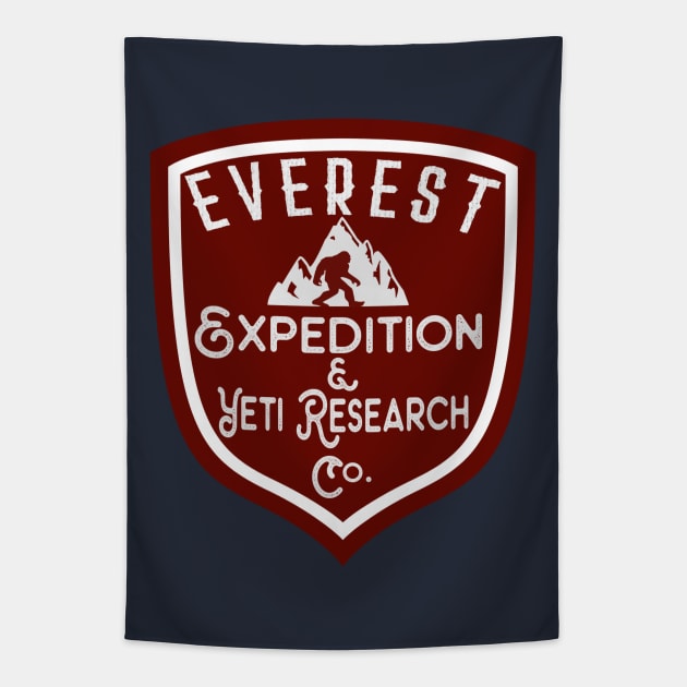 Everest Expedition & Yeti Research Co. Tapestry by EnchantedTikiTees