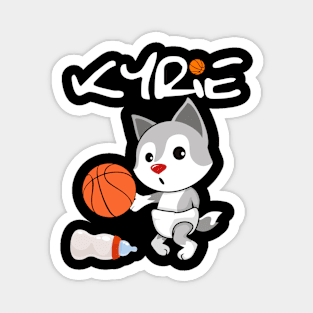 Kyrie The Baby Hoop Star Wolf (Style 3) Magnet