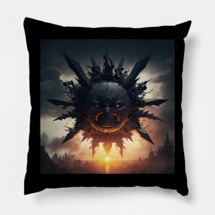 black sun Pillow