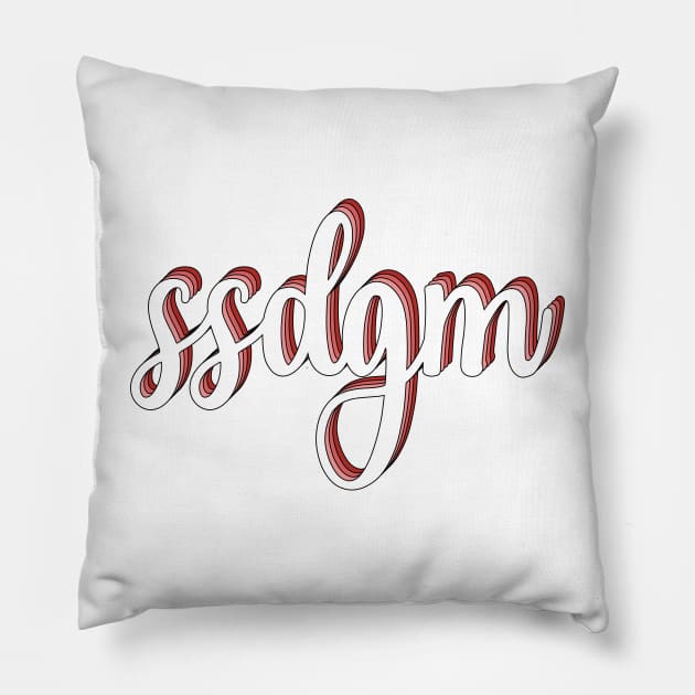 ssdgm Pillow by WorkingOnIt