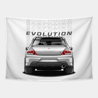 Lancer EVO IX GT (Pearl White) Tapestry