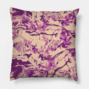 Vintage Violet Marble Pillow