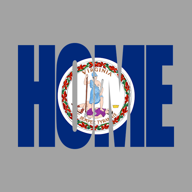 Virginia Home - State Flag by DonDota