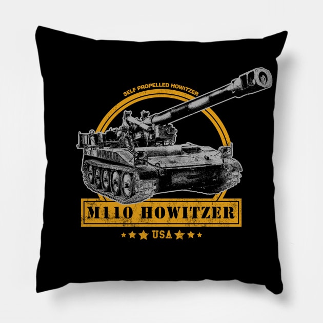 M110 Howitzer Pillow by rycotokyo81