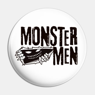 Monster Men Black Logo Pin