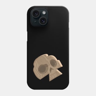 TD Duncney - Wooden Skull Phone Case