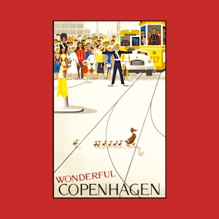 Wonderful Copenhagen travel ad T-Shirt