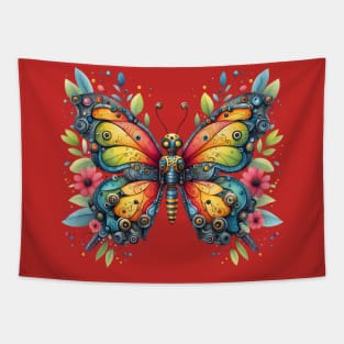 Robot Butterfly Tapestry