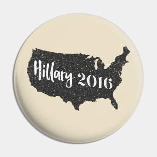 USA Hillary 2016 Pin