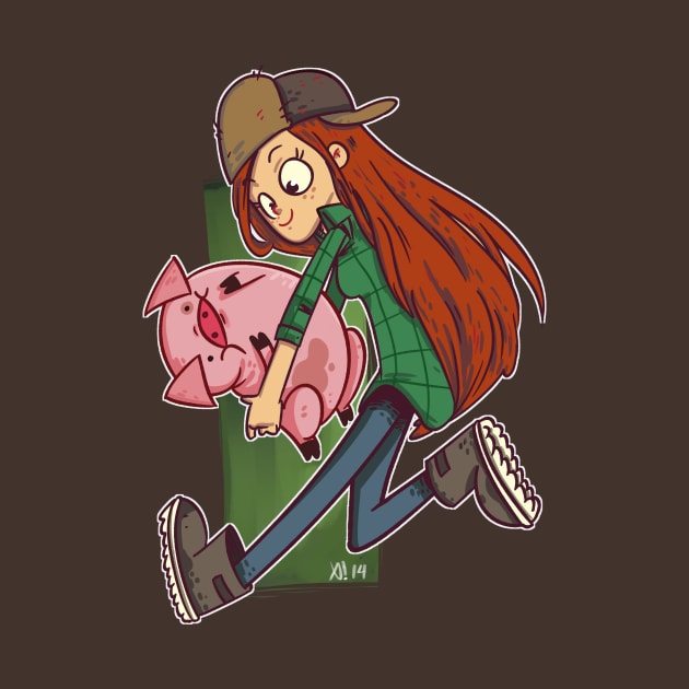 Wendy and Waddles by exeivier