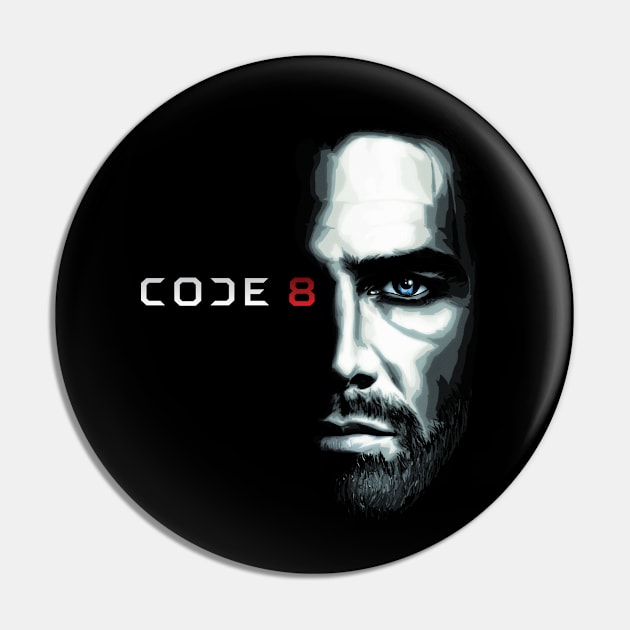 CODE 8 - In The Shadows Pin by artofbriancroll