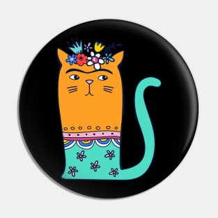 Frida Cat Pin