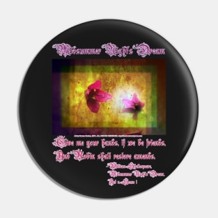 marriage of Titania; Salmon berry floral duet Pin