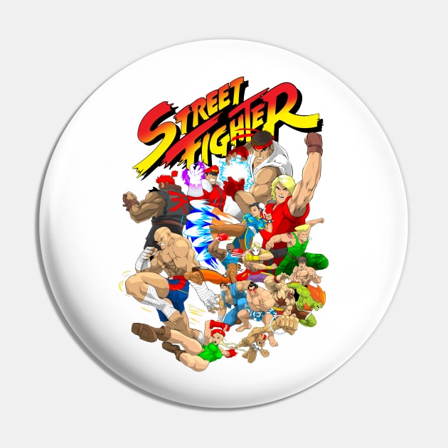 Super Street Fighter: World Warriors Pin by CoolDojoBro