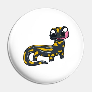 Kawaii fire salamander Pin