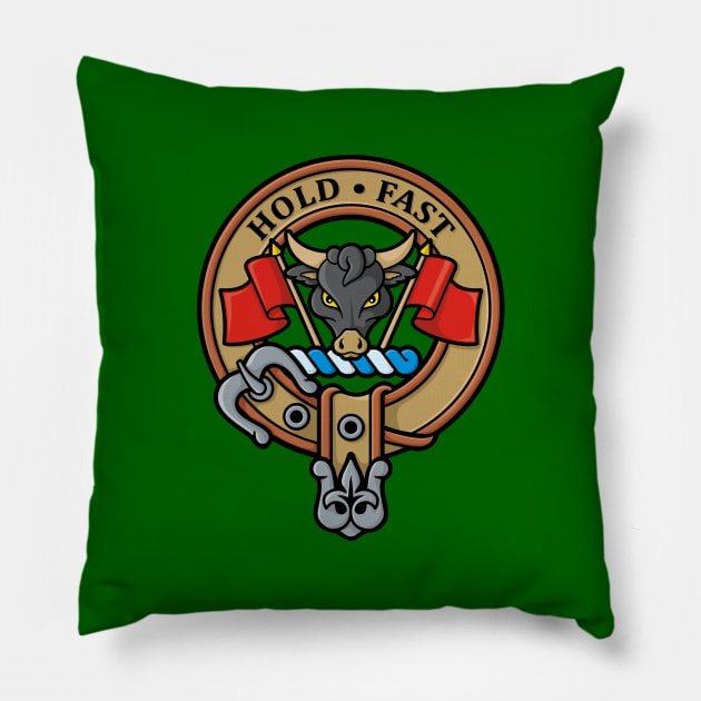 Clan MacLeod Crest Pillow by sifis