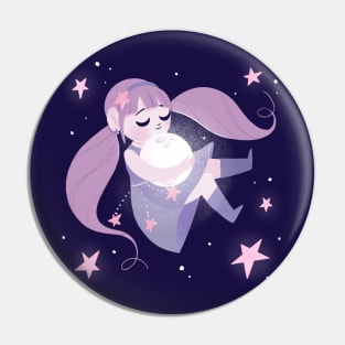 Moon Girl Pin