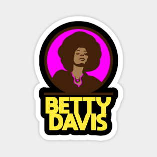 Betty davis clear Magnet