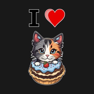 I Heart Kitty Pie T-Shirt