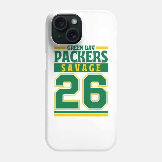 Green Bay Packers Savage 26 Edition 3 Phone Case by Astronaut.co