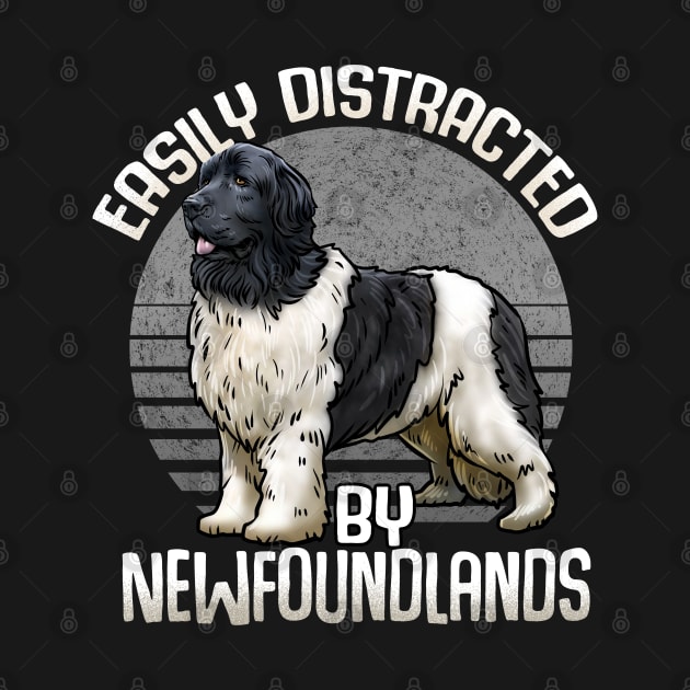 Easily Distracted By Newfoundlands by AngelFlame