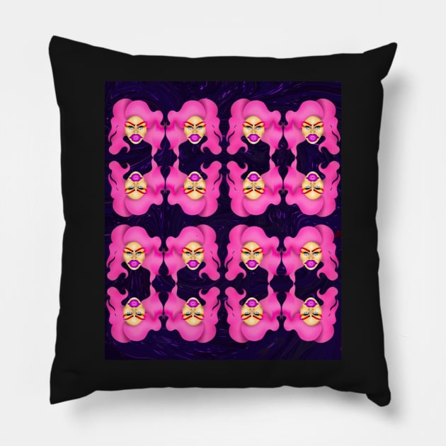 drag pattern Pillow by thejesamestreet