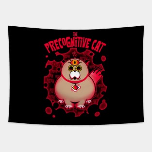 The precognitive cat! Tapestry