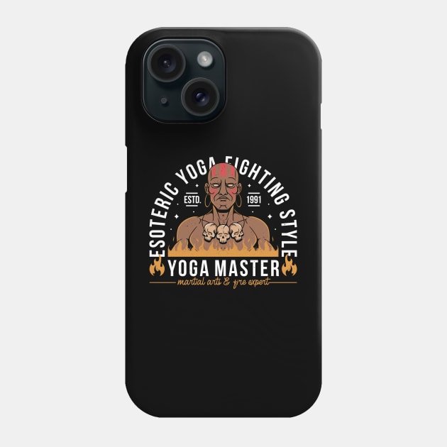 Indian Yoga Master Phone Case by Alundrart