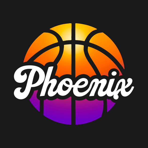 Phoenix Basketball by Throwzack