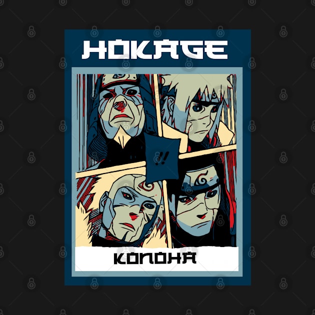 hokage konoha by FIFTY CLOTH