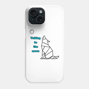 Talking to the moon Phone Case